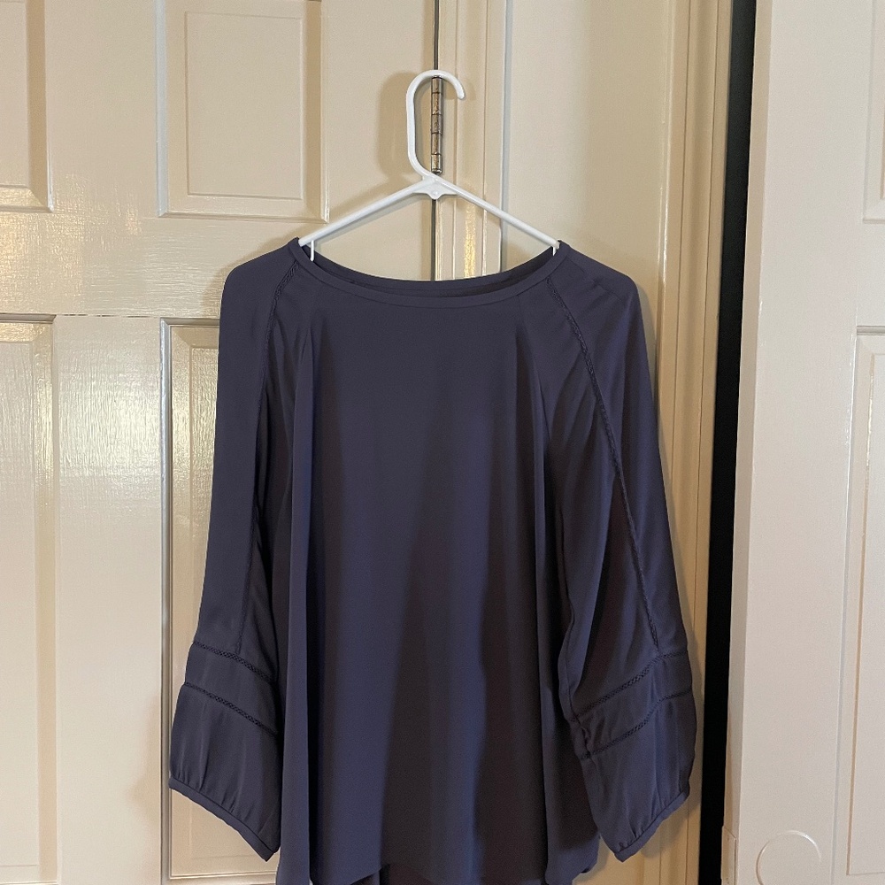 LOFT purple/plum blouse- Size large